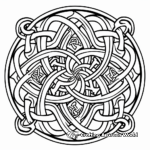 Celtic Animal Knot Patterns Coloring Sheets 2