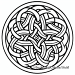 Celtic Animal Knot Patterns Coloring Sheets 3