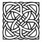 Celtic Animal Knot Patterns Coloring Sheets 4