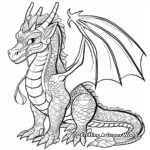 Celtic Dragon Coloring Pages 4