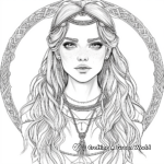 Celtic Goddess Coloring Pages for Inspiration 2