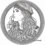 Celtic Goddess Coloring Pages for Inspiration 3