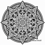 Celtic Mandala Coloring Pages for Relaxation 1