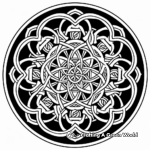 Celtic Mandala Coloring Pages for Relaxation 3