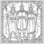 Celtic Saints Coloring Pages for Spiritual Engagement 4