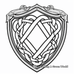 Celtic Shield Design Coloring Pages 2