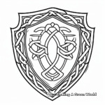 Celtic Shield Design Coloring Pages 3