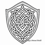 Celtic Shield Design Coloring Pages 4