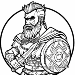 Celtic Warrior Coloring Pages for Adventure Lovers 4