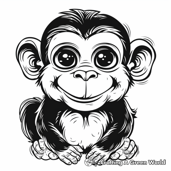 Monkey Coloring Pages - Free &amp; Printable!