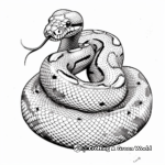 Chilling Boa Constrictor Coloring Pages 4