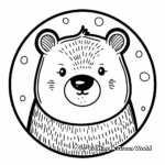 Circle Coloring Pages with Various Animals inside 4