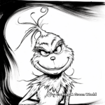 Classic Grinch Scene Coloring Pages 1