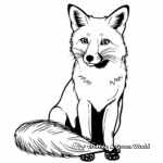 Classic Red Fox Coloring Pages 4