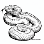 Coiling Anaconda Coloring Pages 2
