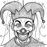 Colorful Carnival Mardi Gras Coloring Pages 3
