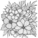 Colorful Floral Design Coloring Pages 3