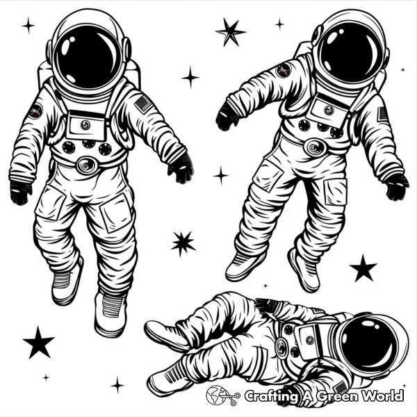 Space Coloring Pages - Free & Printable!