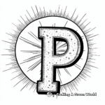 Comic Book Style Letter P Coloring Pages 3