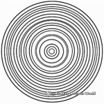 Concentric Circle Designs Coloring Pages 1