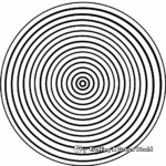 Concentric Circle Designs Coloring Pages 3