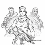 Cool Fortnite Characters Coloring Pages 3