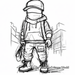 Cool Roblox Mad City Coloring Pages 1