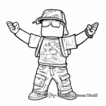 Cool Roblox Mad City Coloring Pages 3