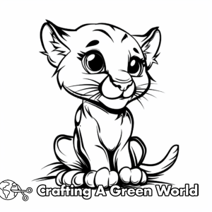 Cougar Coloring Pages - Free &amp; Printable!