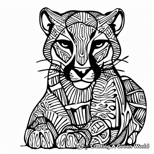 Cougar Coloring Pages - Free &amp; Printable!