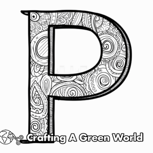 Letter P Coloring Pages - Free &amp; Printable!