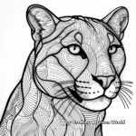 Creative Puma Coloring Pages 1