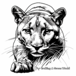 Creative Puma Coloring Pages 4