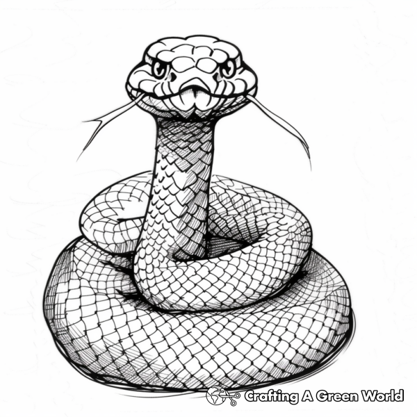 Scary Snake Coloring Pages Free & Printable!