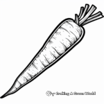 Crunchy Carrot Coloring Pages 4