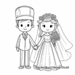 Cultural Wedding Attire Coloring Pages 4