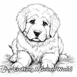 Great Pyrenees Coloring Pages - Free &amp; Printable!