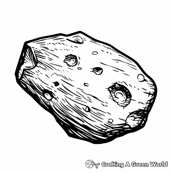Asteroid Coloring Pages - Free &amp; Printable!