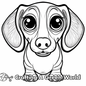 Dog Face Coloring Pages - Free & Printable!