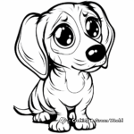 Dachshund Dog Face Coloring Pages: Fun for Everyone 4