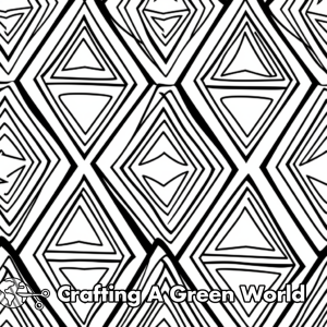 Triangle Coloring Pages - Free &amp; Printable!
