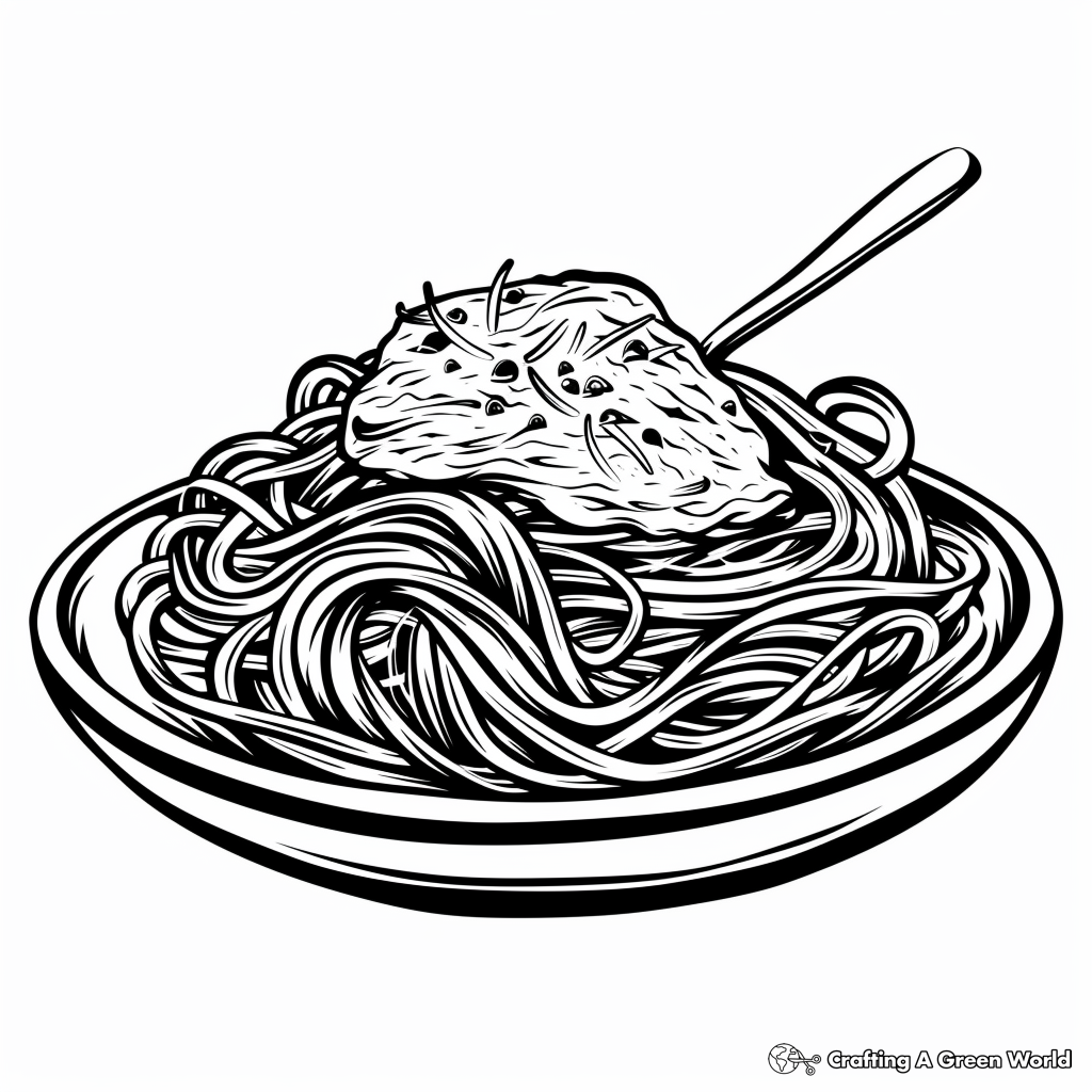 Spaghetti Coloring Pages Free Printable Spaghetti Coloring Pages Free Printable