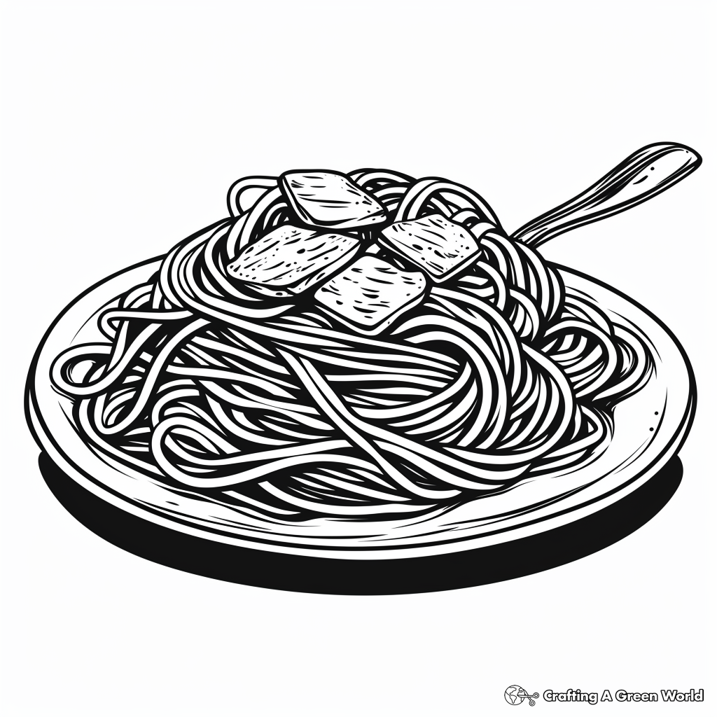 Spaghetti Coloring Pages Free Printable Spaghetti Coloring Pages Free Printable