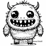 Delightful Kawaii Monster Coloring Pages 4