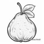 Delightful Pear Coloring Pages 3