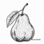 Delightful Pear Coloring Pages 4