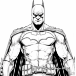 Detailed Batman Coloring Pages for Adult Fans 2