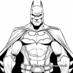 Detailed Batman Coloring Pages for Adult Fans 3