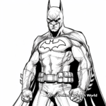 Detailed Batman Coloring Pages for Adult Fans 4