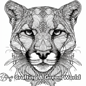 Cougar Coloring Pages - Free &amp; Printable!